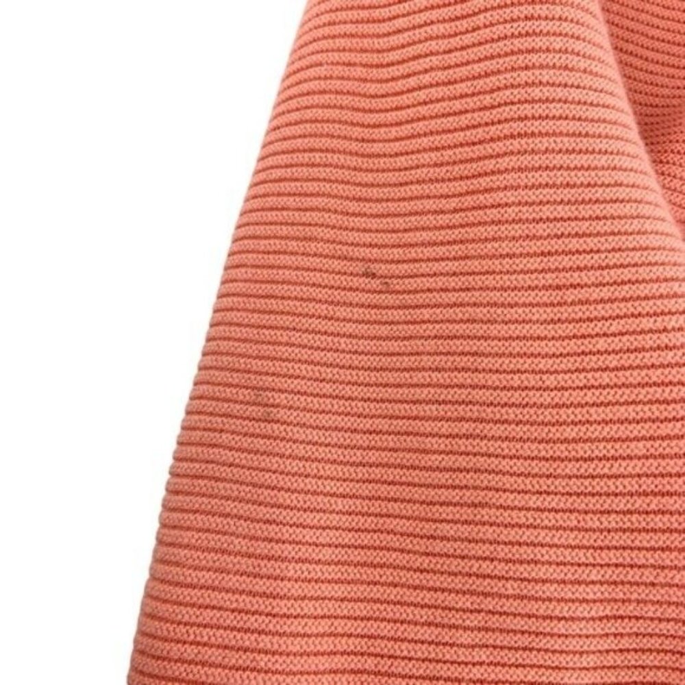 Talbots Coral Ribbed Long Ottoman Cardigan - Picture 5 of 7
